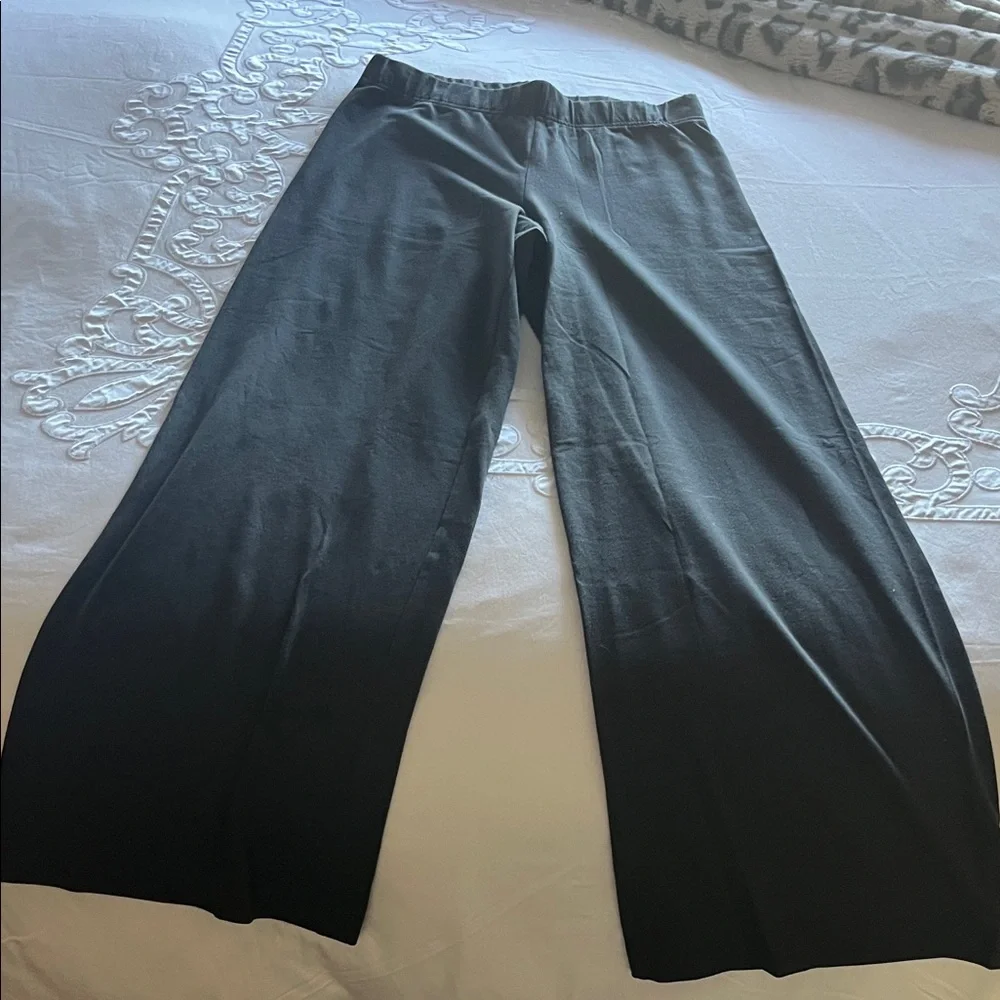 Old Navy Wide Leg Yoga Pants Charcoal Medium - Picture 1 of 3
